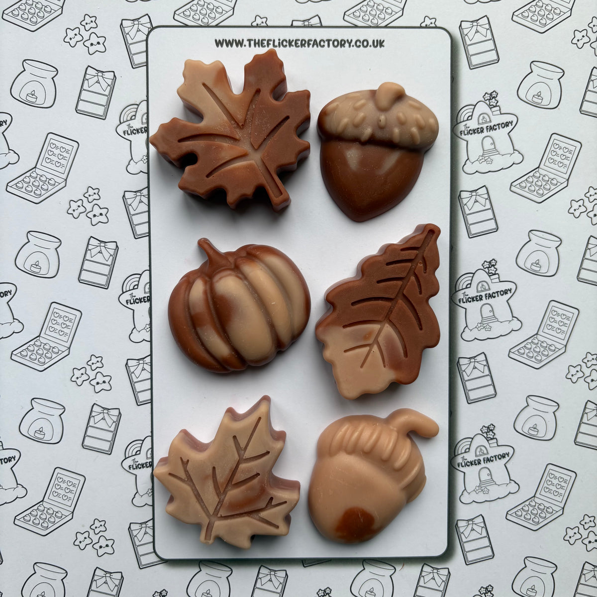 Bourbon Drenched Butterscotch 2 Pack Autumn Shapes
