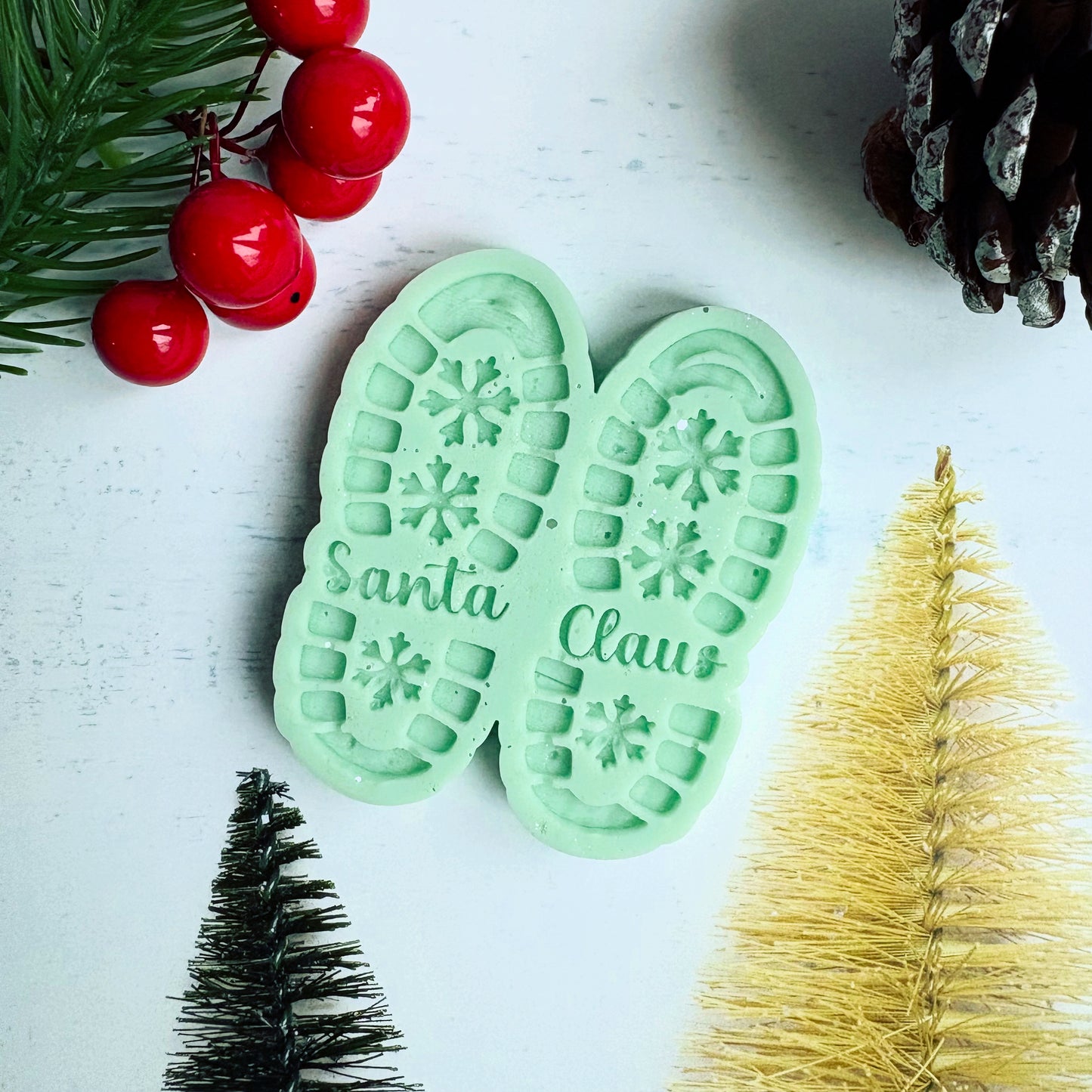 Walking In A Winter Wonderland Santa Boots