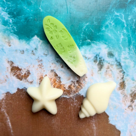 Vanilla & Tahiti Beach Shapes (3 Pk)